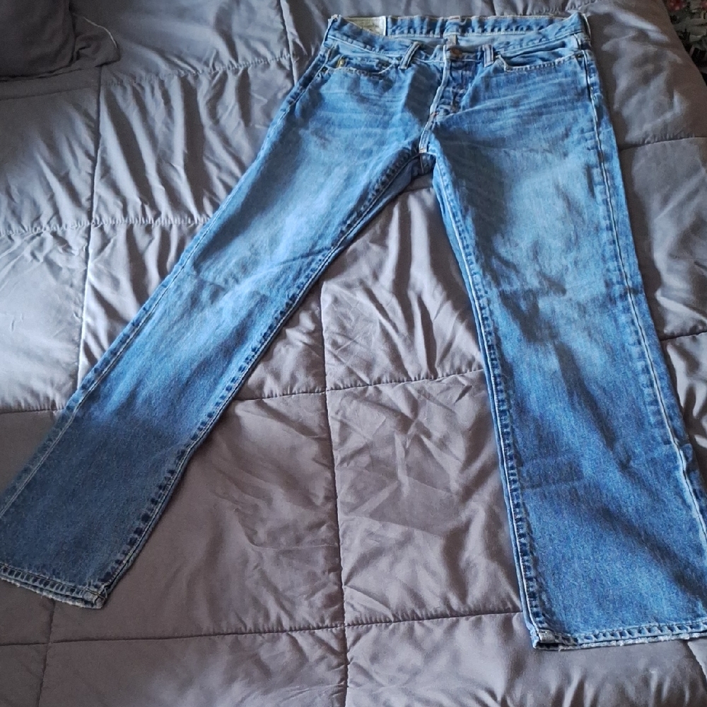 Abercrombie & Fitch Light Blue Bootcut Jeans